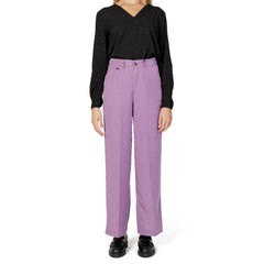 Street One Purple Lyocell Pant -   -  Street One.