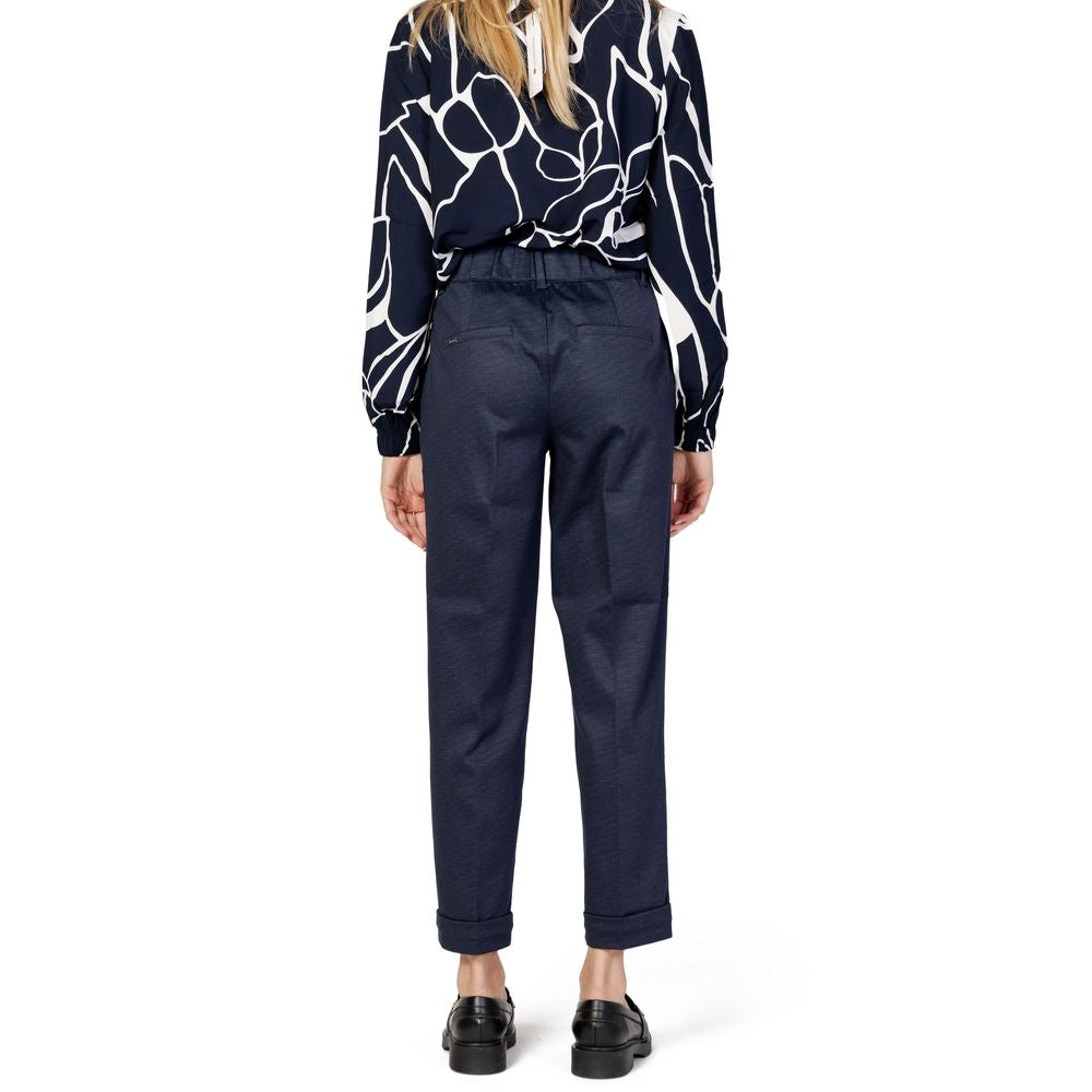 Street One Blue Viscose Pant -   -  Street One.