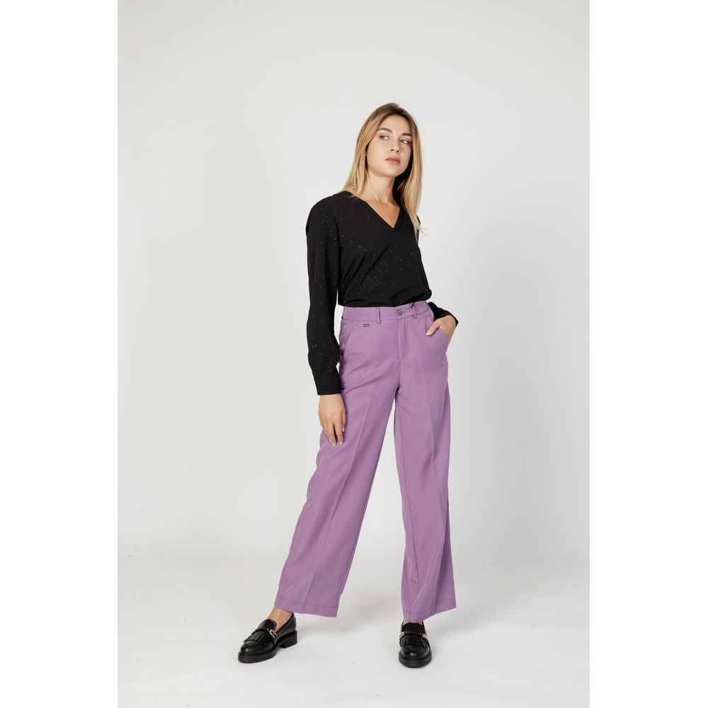 Street One Purple Lyocell Pant -   -  Street One.
