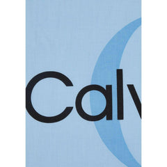 Calvin Klein Jeans Blue Organic Cotton Scarf -   -  Calvin Klein Jeans.