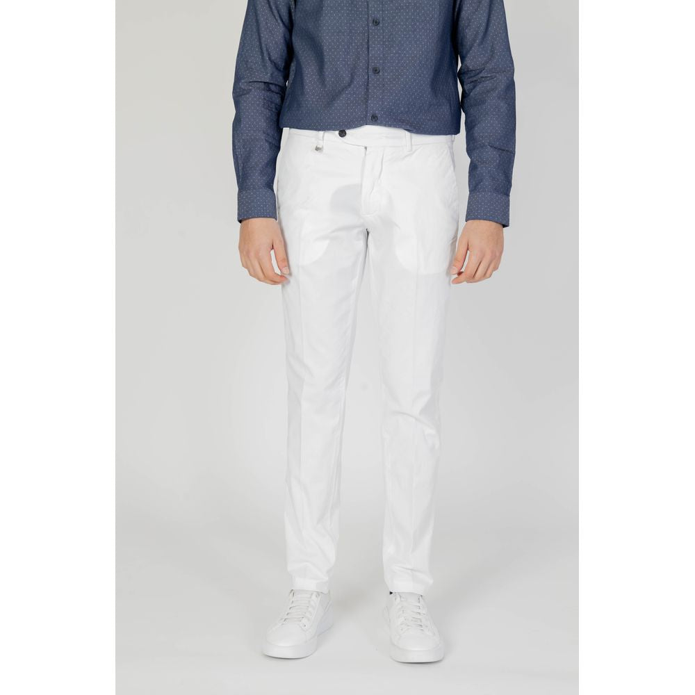 Antony Morato Cream Cotton Skinny Pant -   -  Antony Morato.