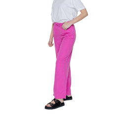 Only Pink Linen Pant -   -  Only.