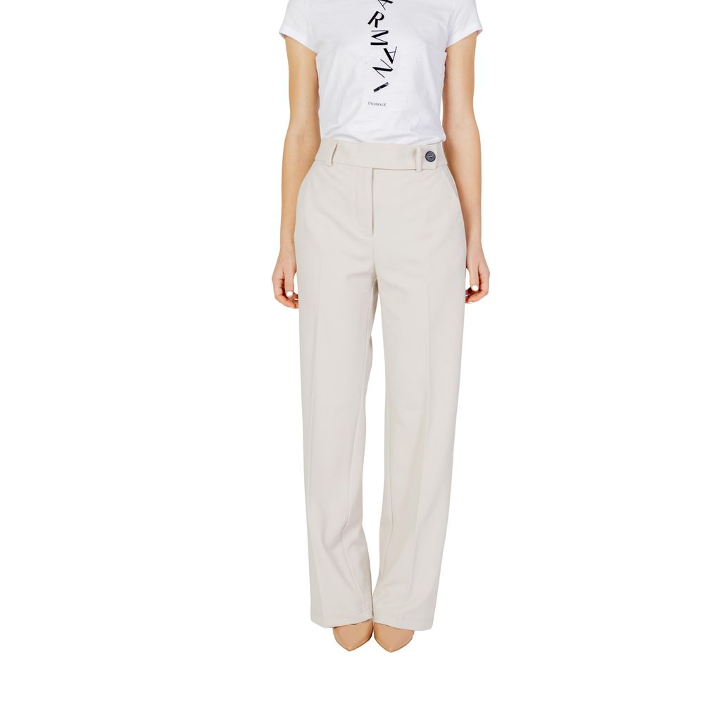 Only Beige Polyester Pant -   -  Only.