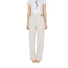 Only Beige Polyester Pant -   -  Only.