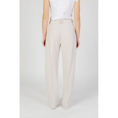 Only Beige Polyester Pant -   -  Only.