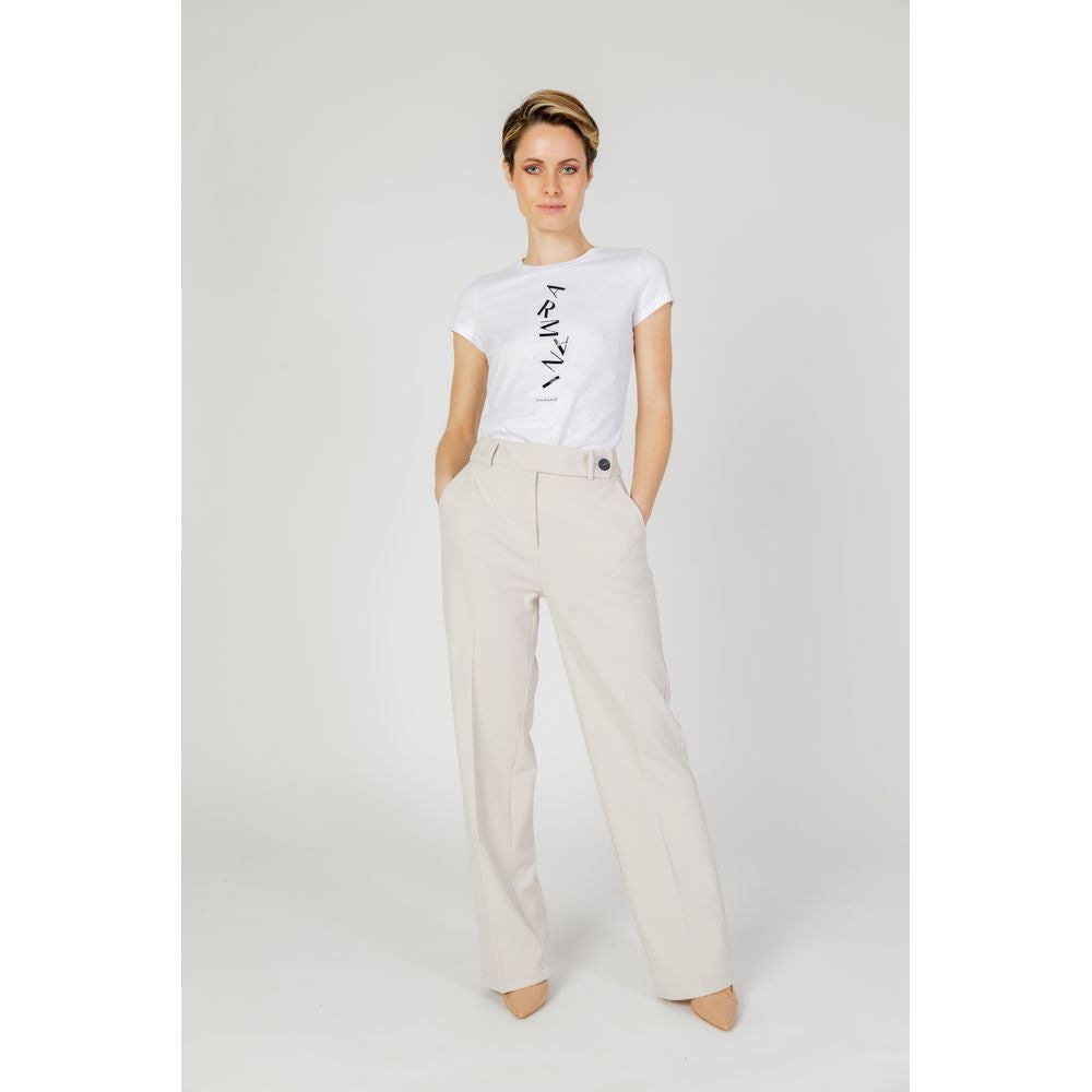 Only Beige Polyester Pant -   -  Only.