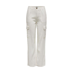 Only White Linen Pant -   -  Only.