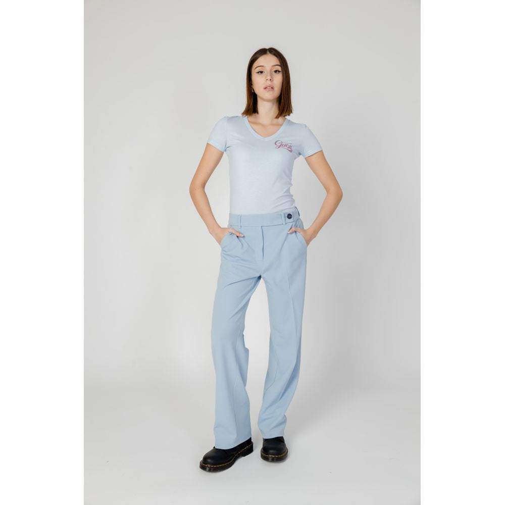 Only Blue Polyester Pant -   -  Only.