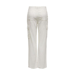 Only White Linen Pant -   -  Only.