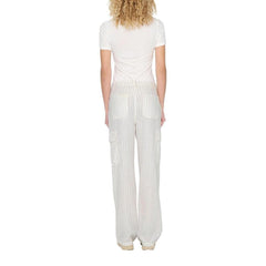 Only White Linen Pant -   -  Only.