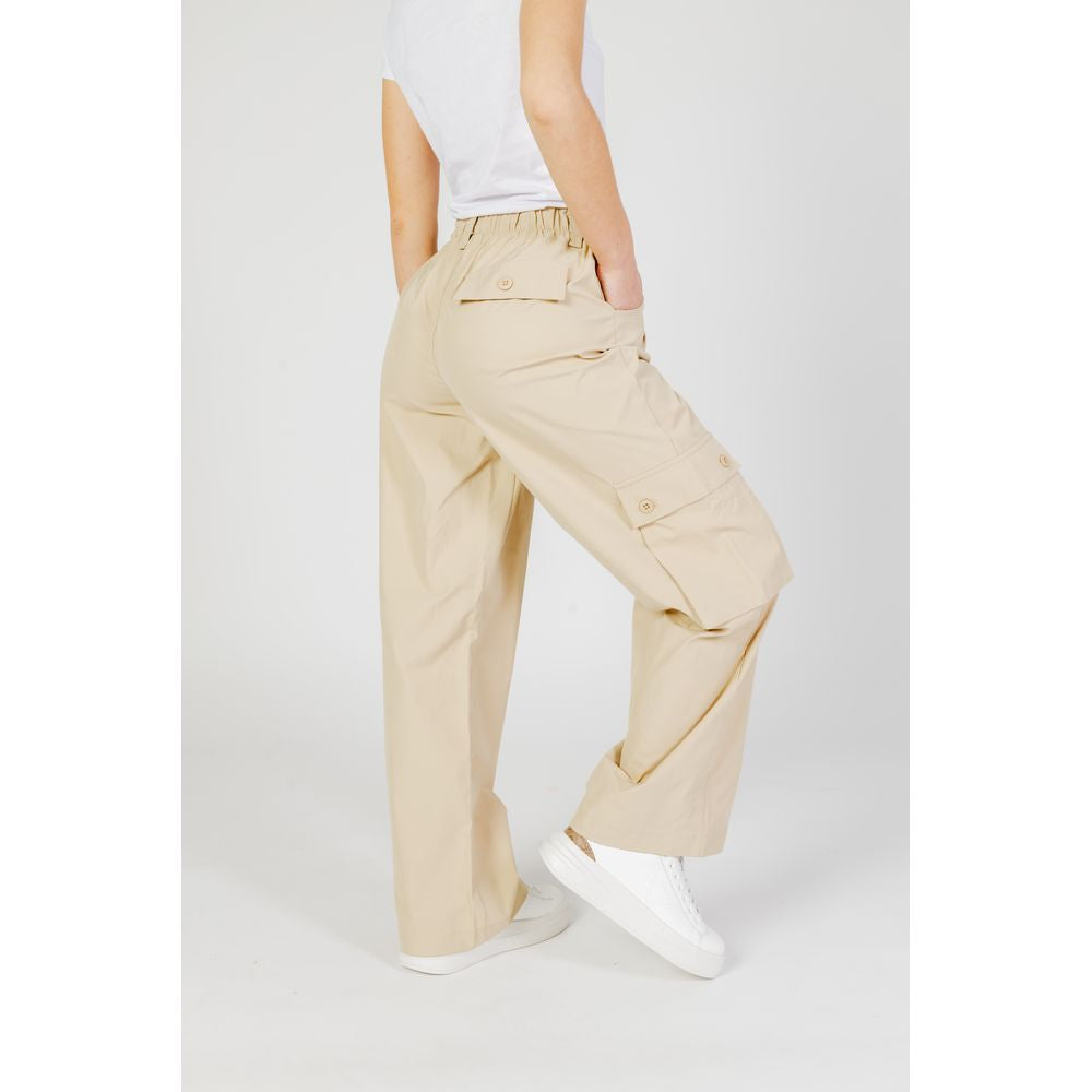 Only Beige Cotton Pant -   -  Only.