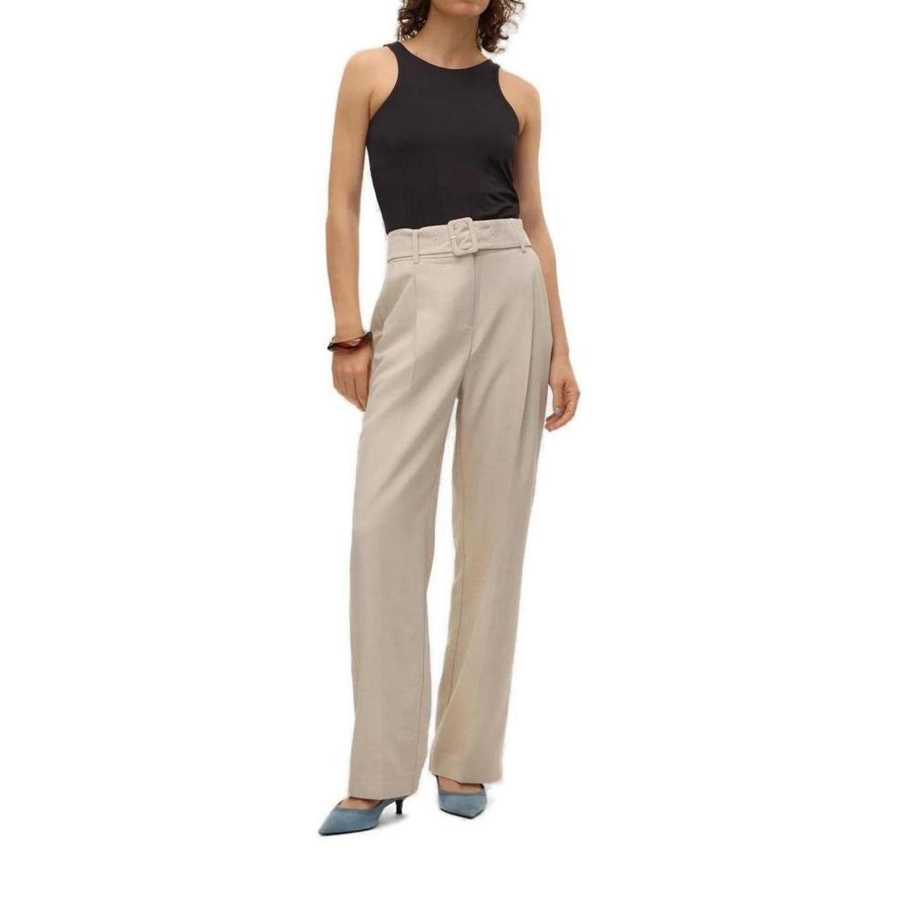 Vero Moda Gray Polyester Pant -   -  Vero Moda.
