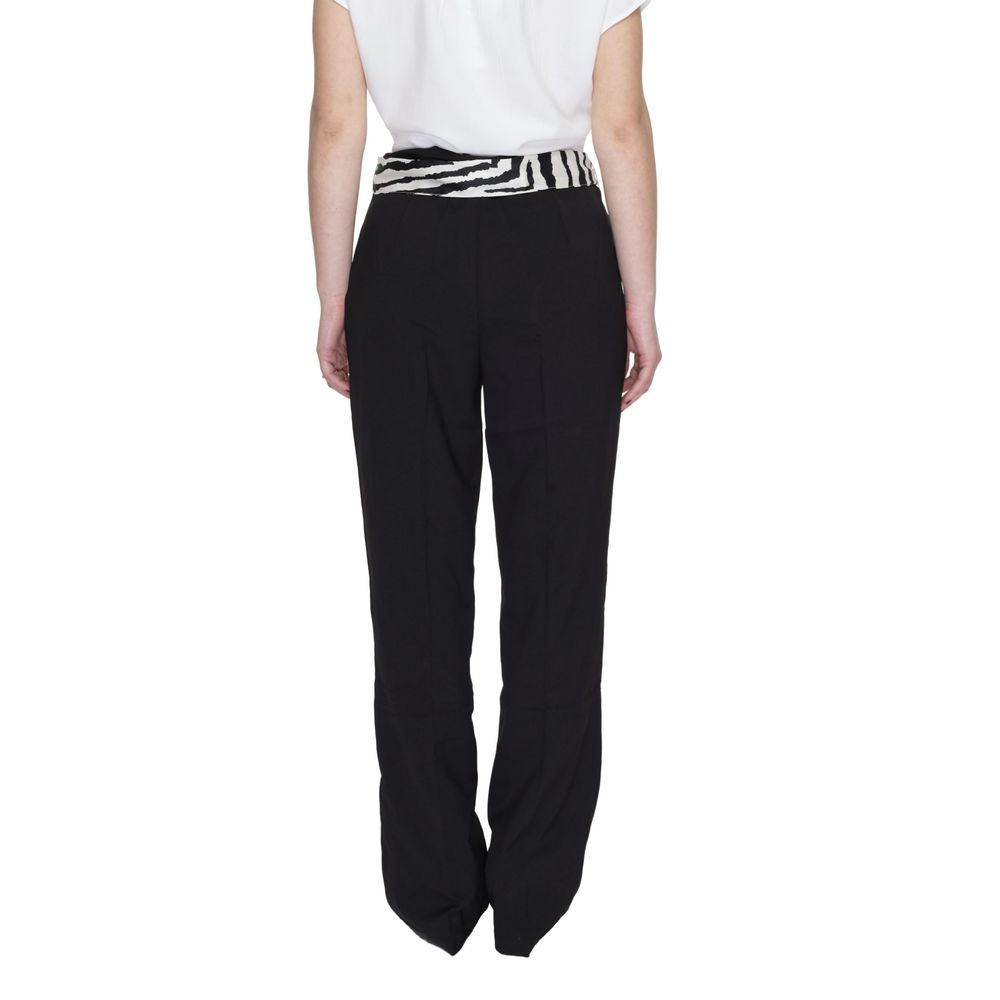 Only Black Polyester Pant -   -  Only.