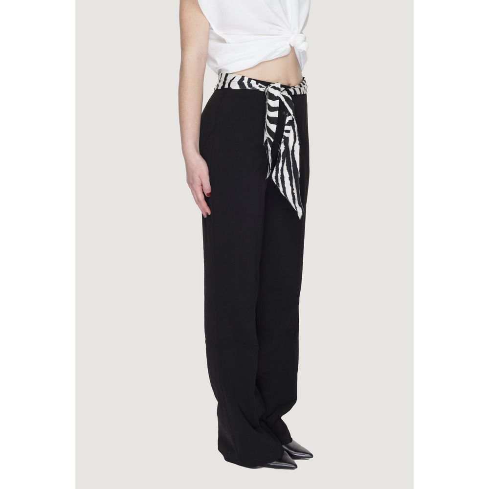 Only Black Polyester Pant -   -  Only.