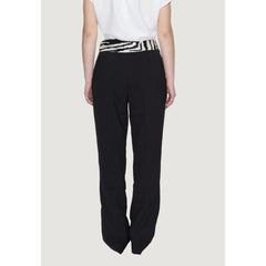 Only Black Polyester Pant -   -  Only.