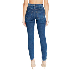 Street One Blue Cotton Mom Jean -   -  Street One.