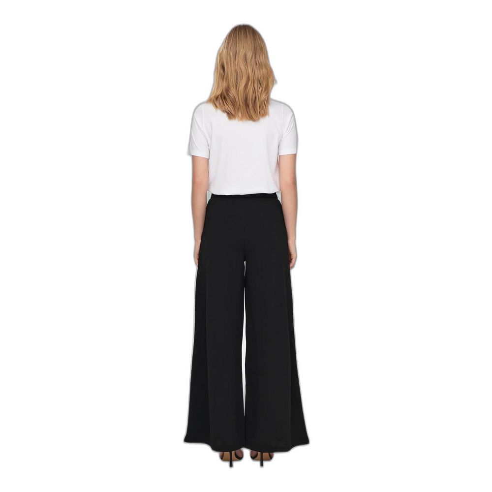 Jacqueline De Yong Black Recycled Polyester Pant -   -  Jacqueline De Yong.