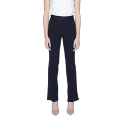Street One Blue Cotton Pant -   -  Street One.