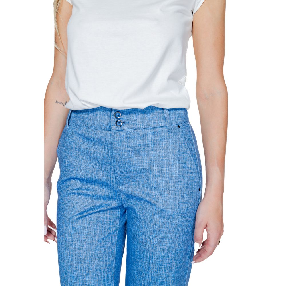 Street One Blue Polyester Pant -   -  Street One.