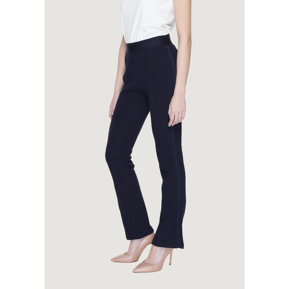 Street One Blue Cotton Pant -   -  Street One.