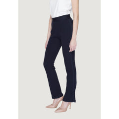 Street One Blue Cotton Pant -   -  Street One.