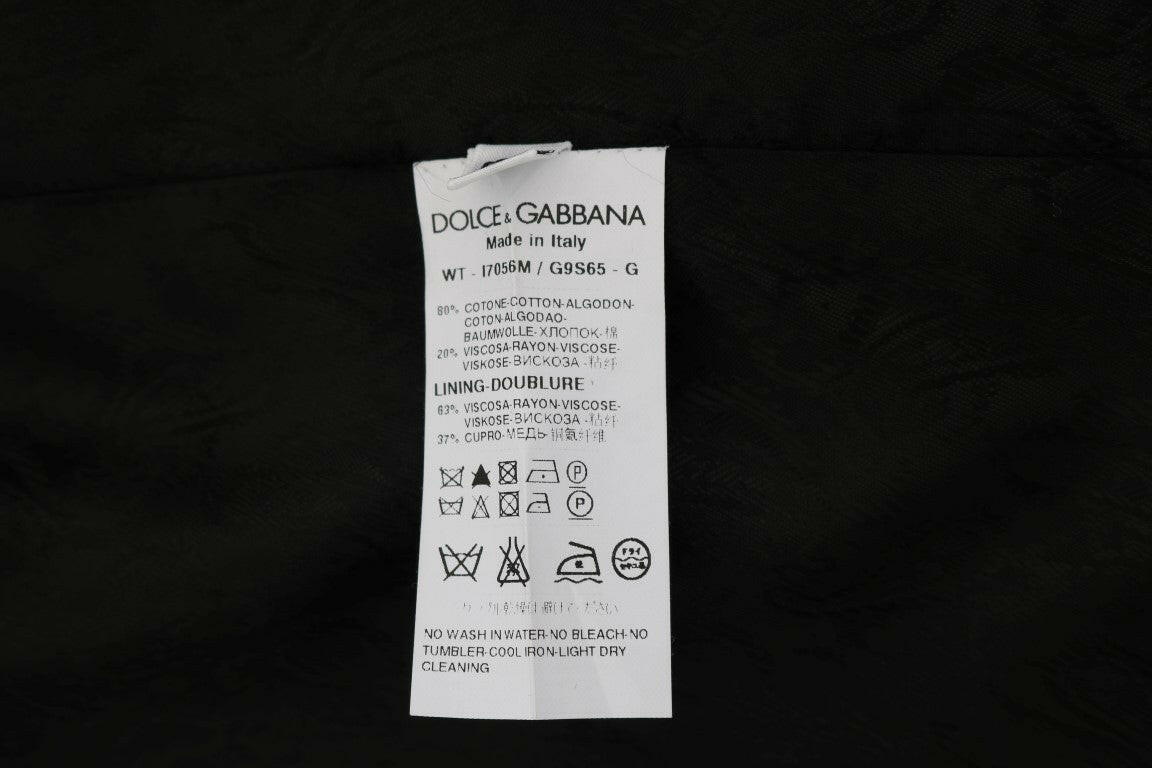 Dolce & Gabbana Black STAFF Cotton Vest -  Vests for Men Suits -  Dolce & Gabbana.