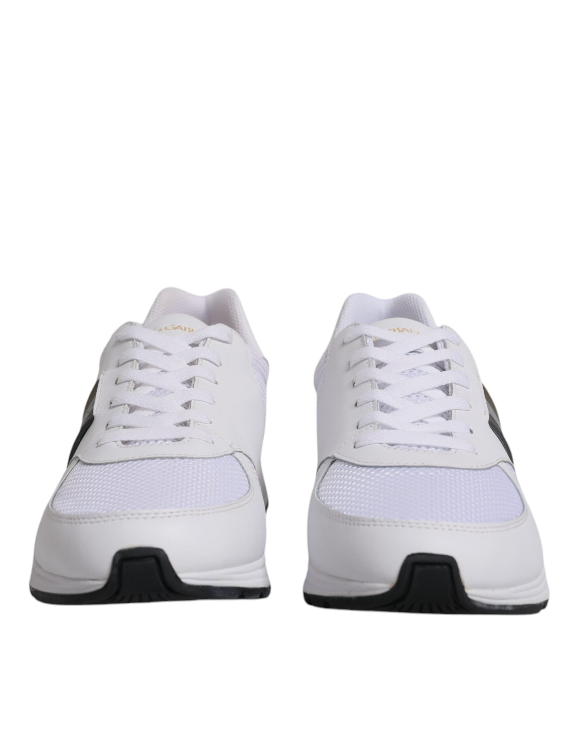Dolce & Gabbana White Logo Leather Casual Men Sneakers Shoes -   -  Dolce & Gabbana.