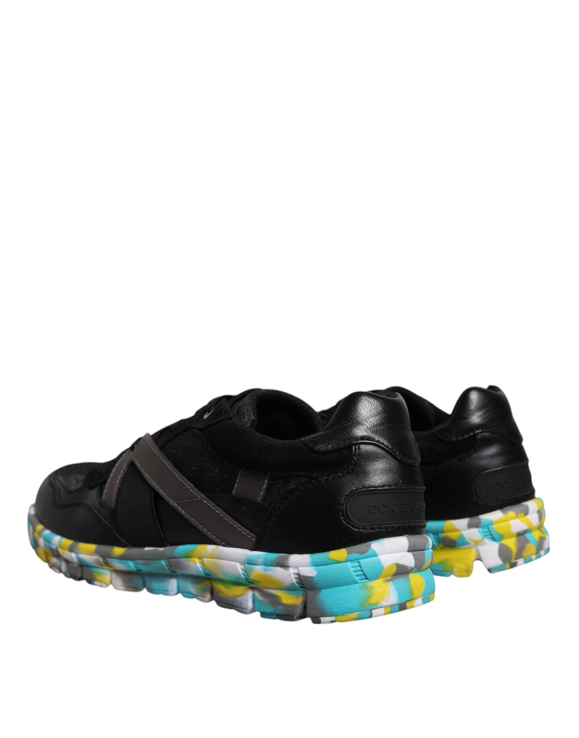 Dolce & Gabbana Black Polyester Low Top Men Sneakers Shoes -   -  Dolce & Gabbana.