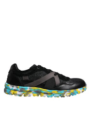 Dolce & Gabbana Black Polyester Low Top Men Sneakers Shoes -   -  Dolce & Gabbana.