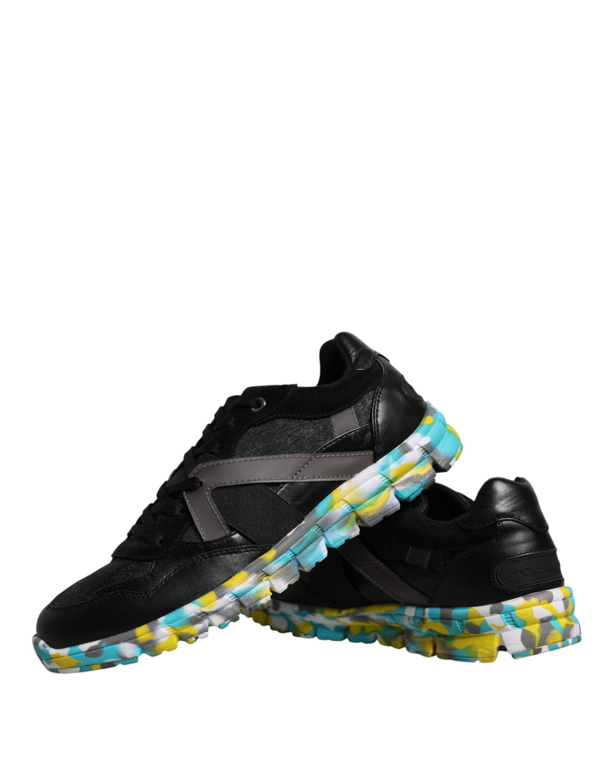 Dolce & Gabbana Black Polyester Low Top Men Sneakers Shoes -   -  Dolce & Gabbana.