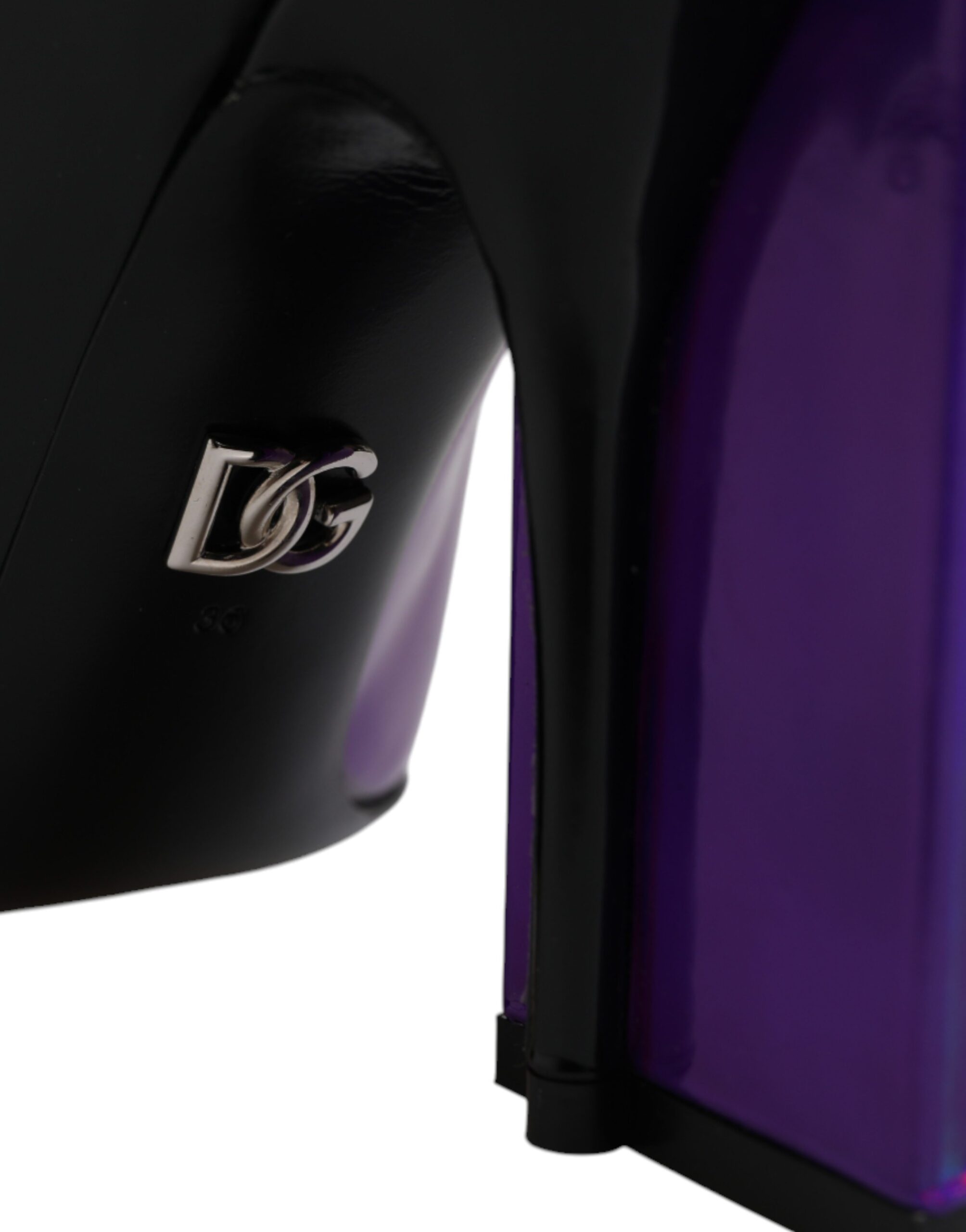 Dolce & Gabbana Purple Black Pointed Ankle Boots Shoes -   -  Dolce & Gabbana.