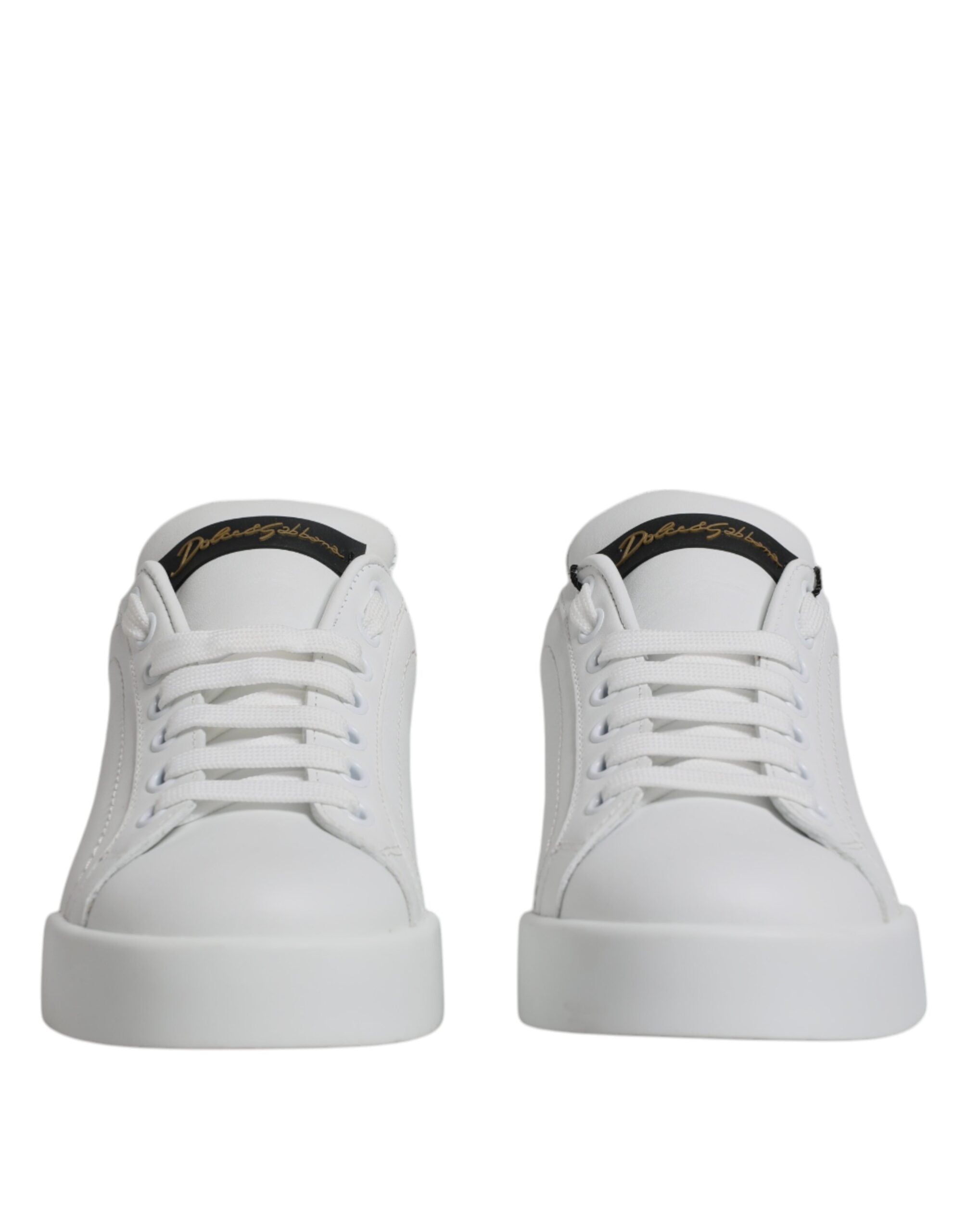 Dolce & Gabbana White Leather Classic Low Top Sneakers Shoes -   -  Dolce & Gabbana.
