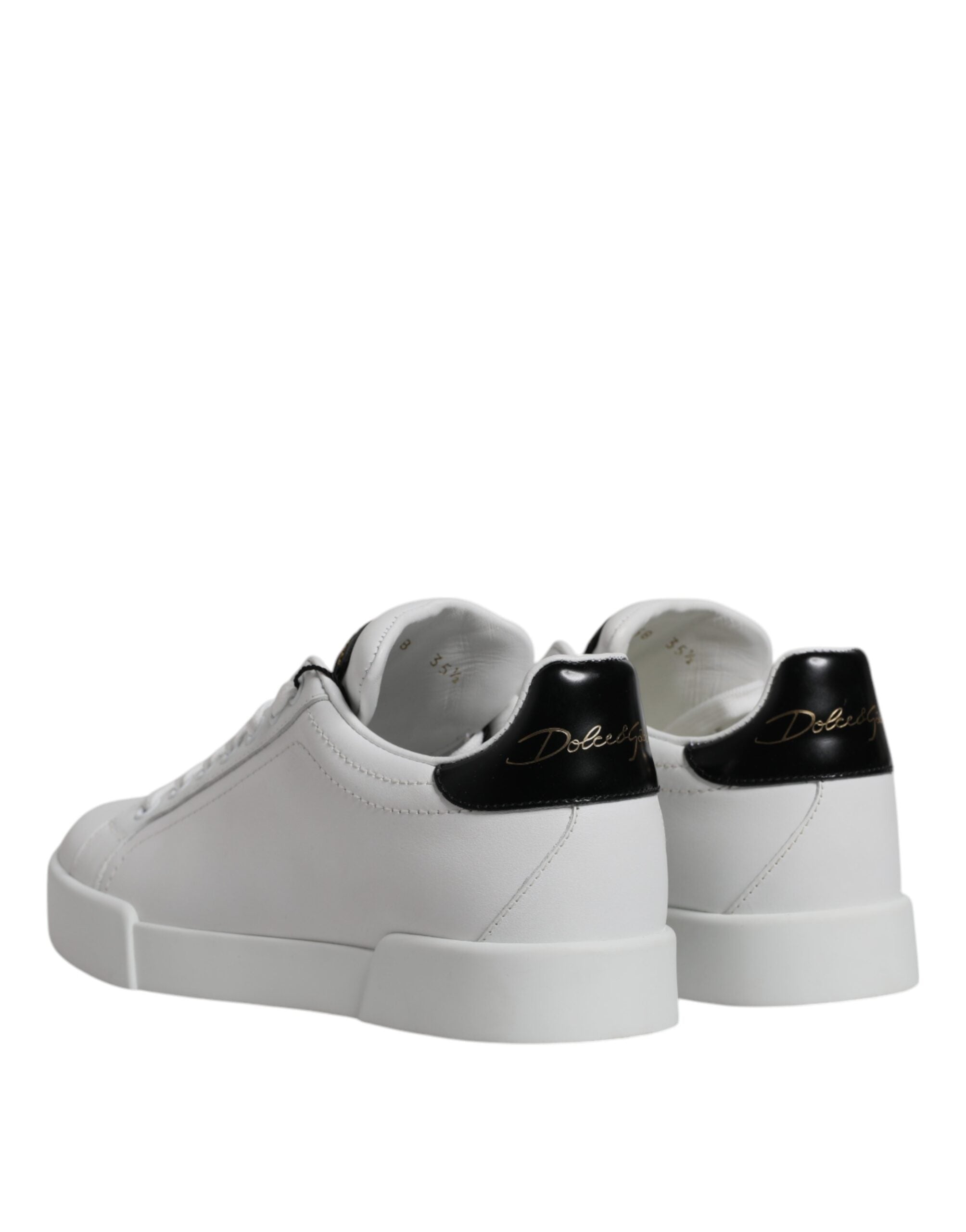 Dolce & Gabbana White Leather Classic Low Top Sneakers Shoes -   -  Dolce & Gabbana.