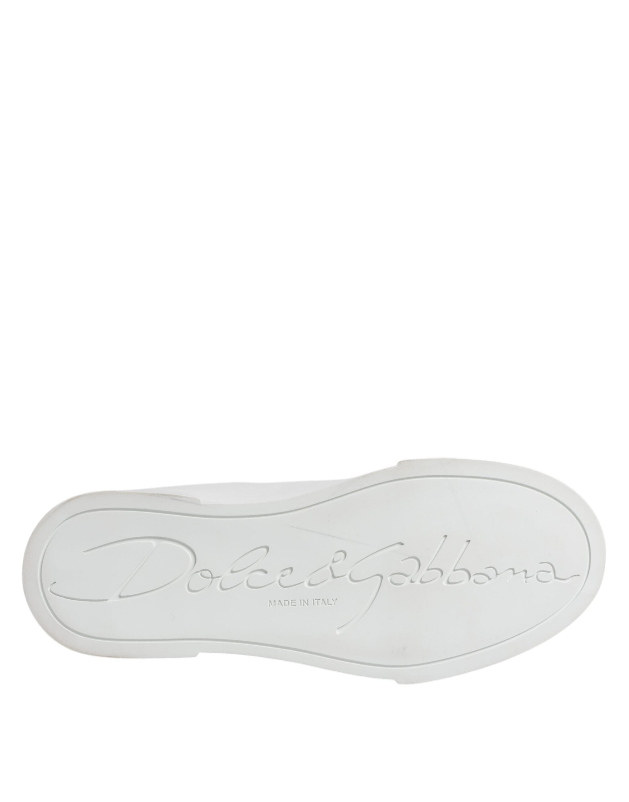 Dolce & Gabbana White Leather Classic Low Top Sneakers Shoes -   -  Dolce & Gabbana.
