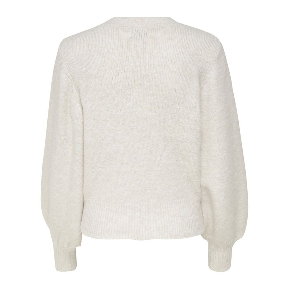 Only Cream Polyester Sweater -   -  Only.