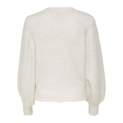 Only Cream Polyester Sweater -   -  Only.