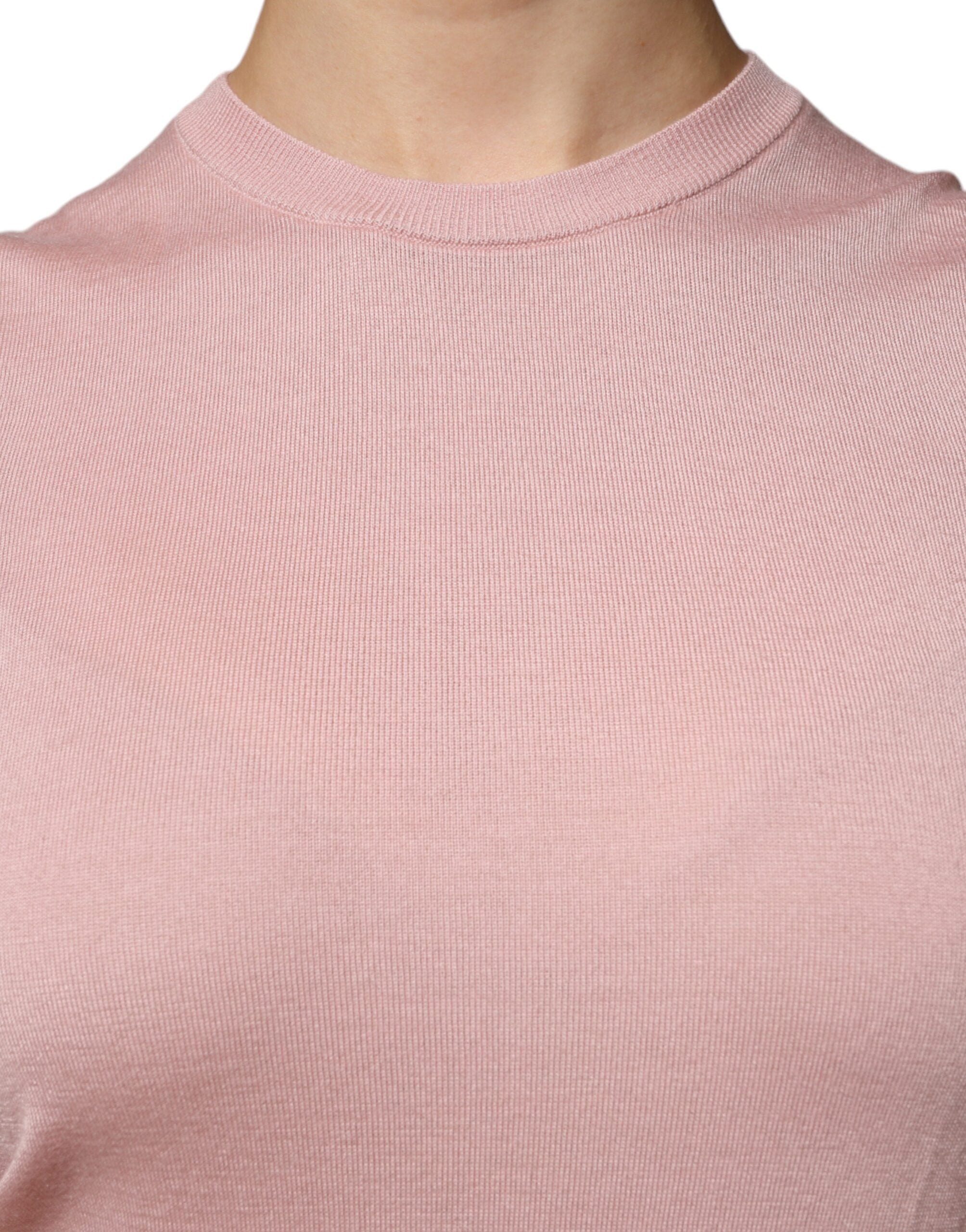 Dolce & Gabbana Pink Cashmere Knitted Sleeveless Tank Top -   -  Dolce & Gabbana.