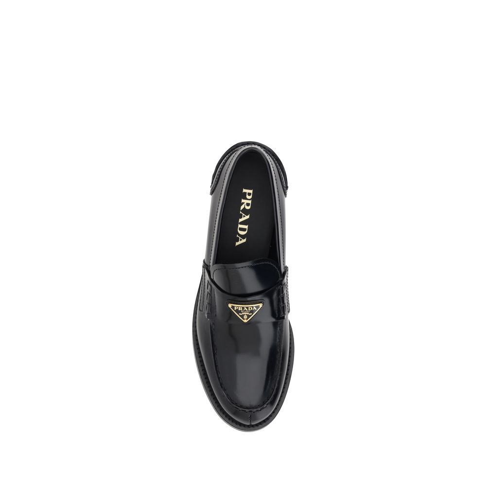 Prada Logo Loafers -   -  Prada.