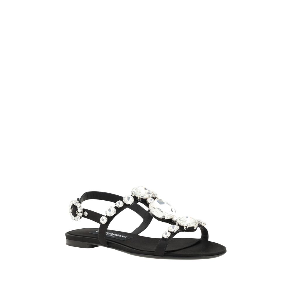 Dolce & Gabbana Jeweled Sandals -   -  Dolce & Gabbana.