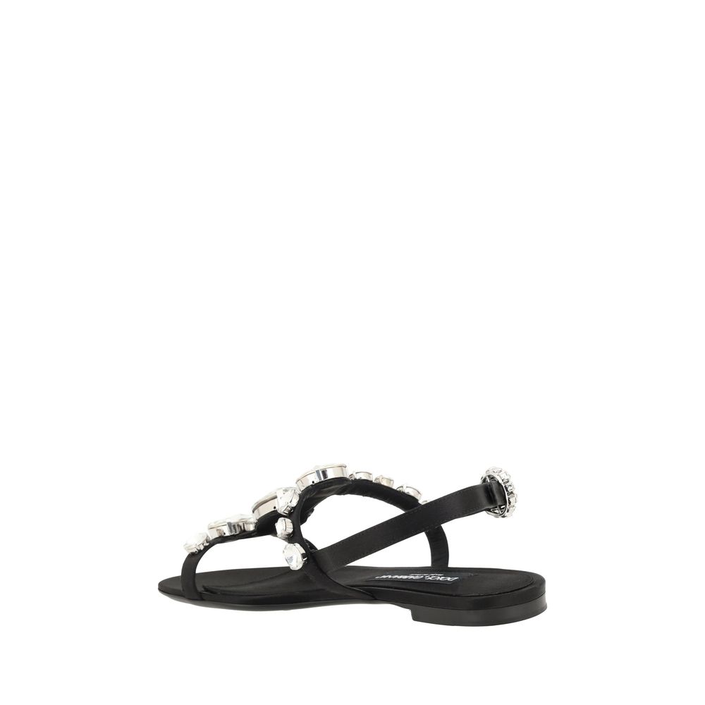 Dolce & Gabbana Jeweled Sandals -   -  Dolce & Gabbana.