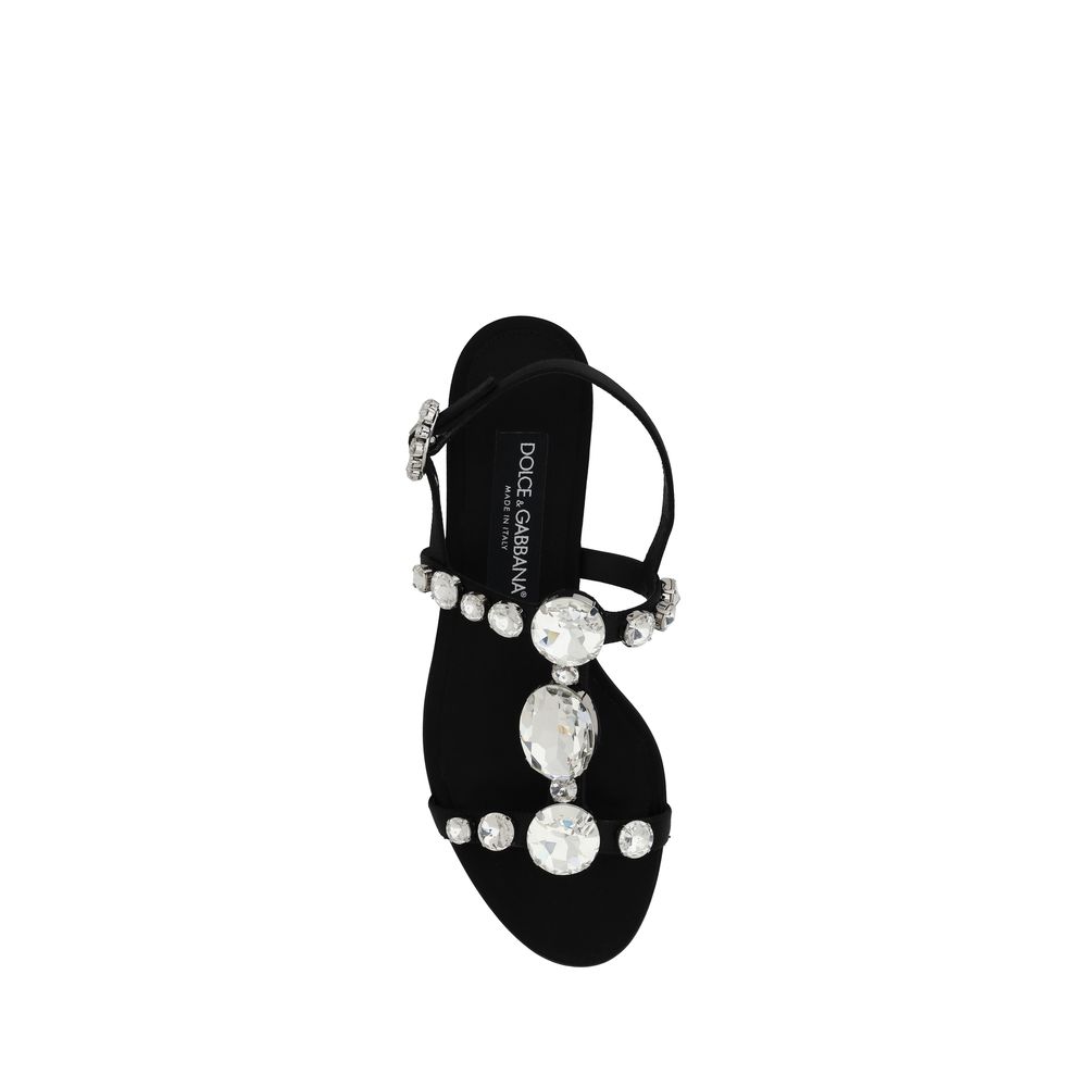 Dolce & Gabbana Jeweled Sandals -   -  Dolce & Gabbana.