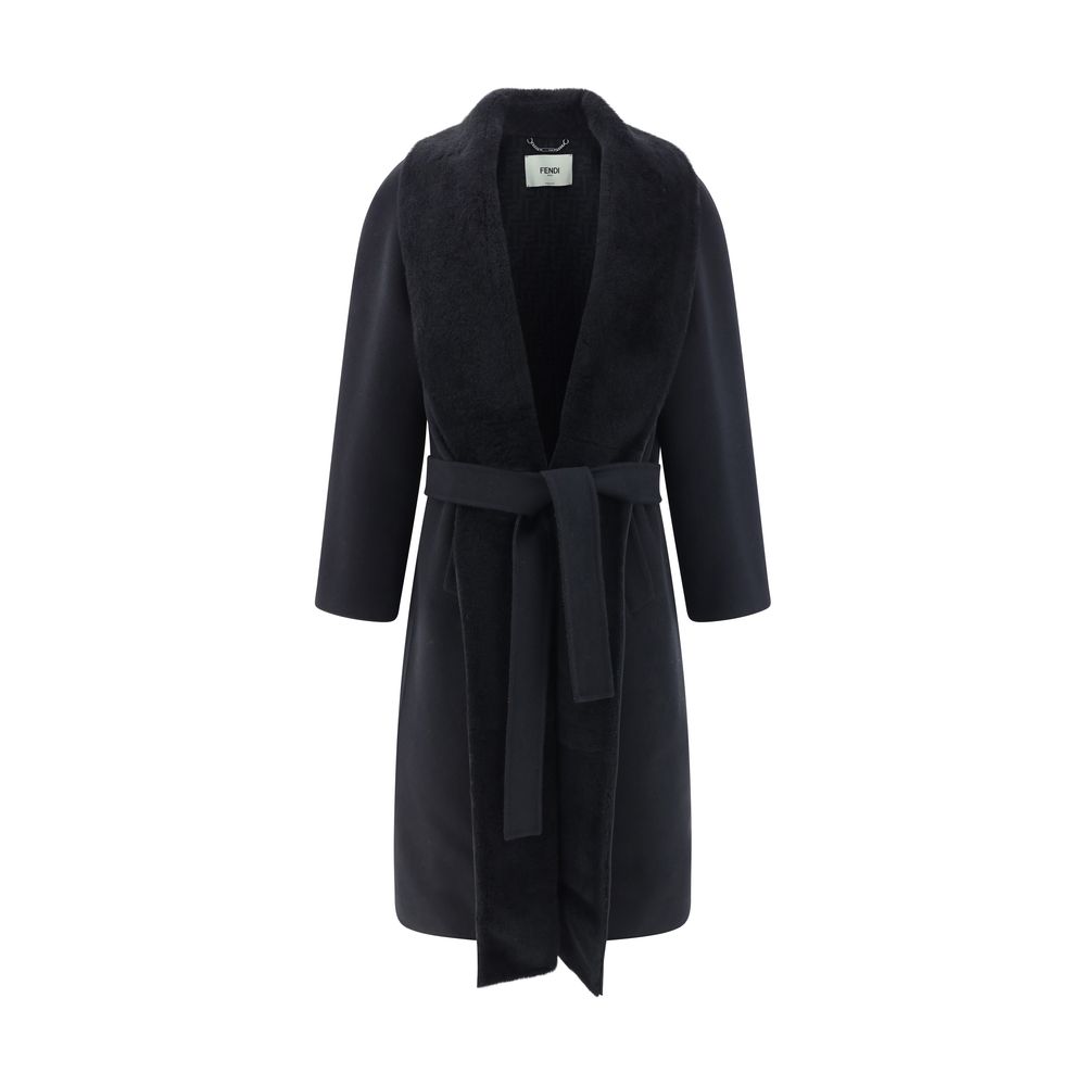 Fendi Wrap Coat -   -  Fendi.