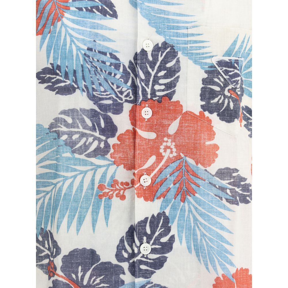 Prada Batista Ibiscus Shirt -   -  Prada.