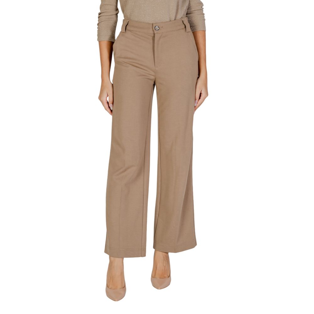 Street One Beige Viscose Pant -   -  Street One.