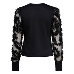 Jacqueline De Yong Black Cotton Sweater -   -  Jacqueline De Yong.