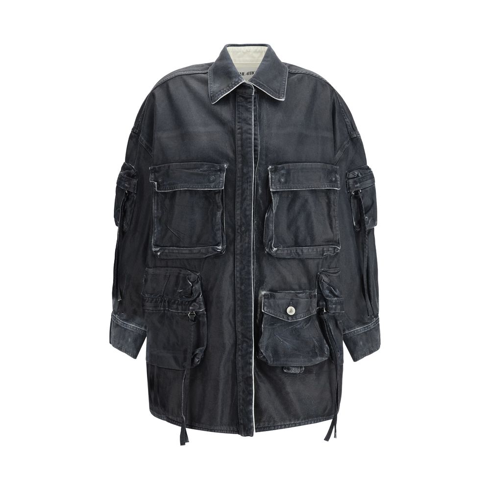 The Attico Fern Denim Jacket -   -  The Attico.