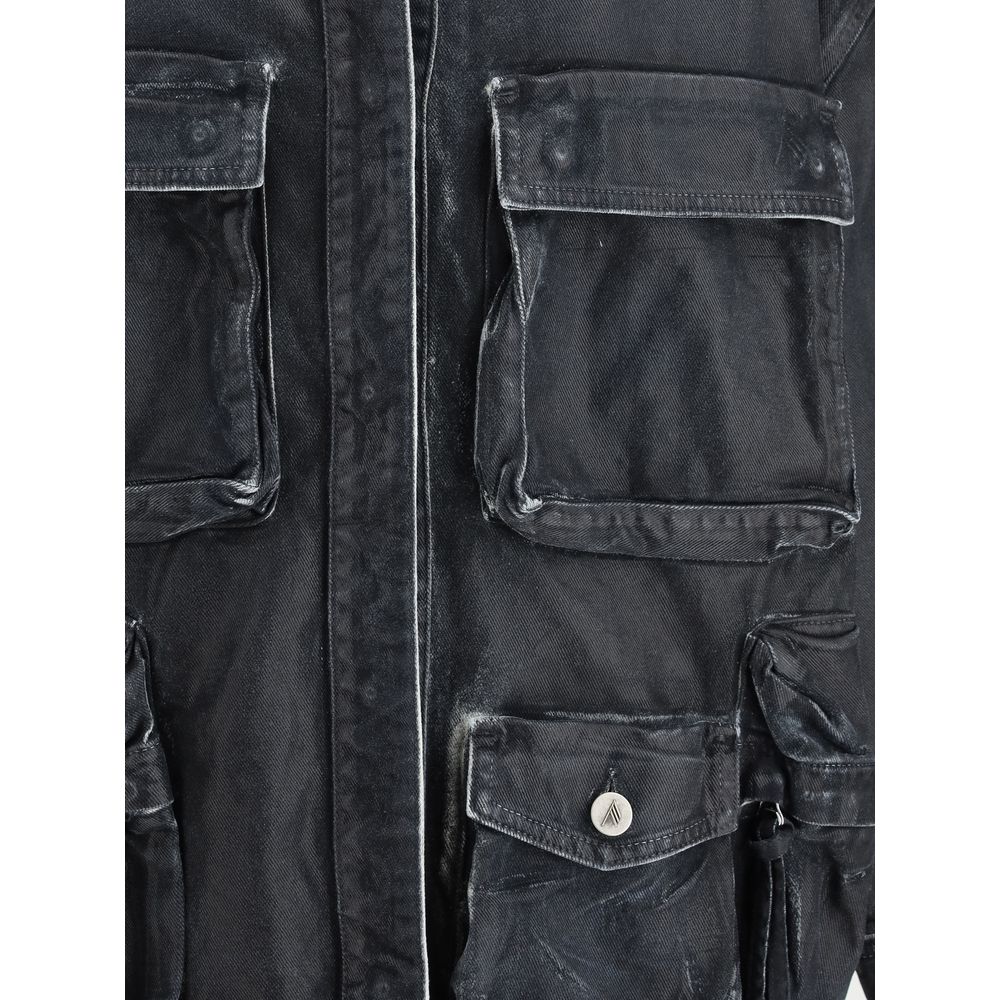 The Attico Fern Denim Jacket -   -  The Attico.
