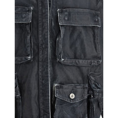 The Attico Fern Denim Jacket -   -  The Attico.