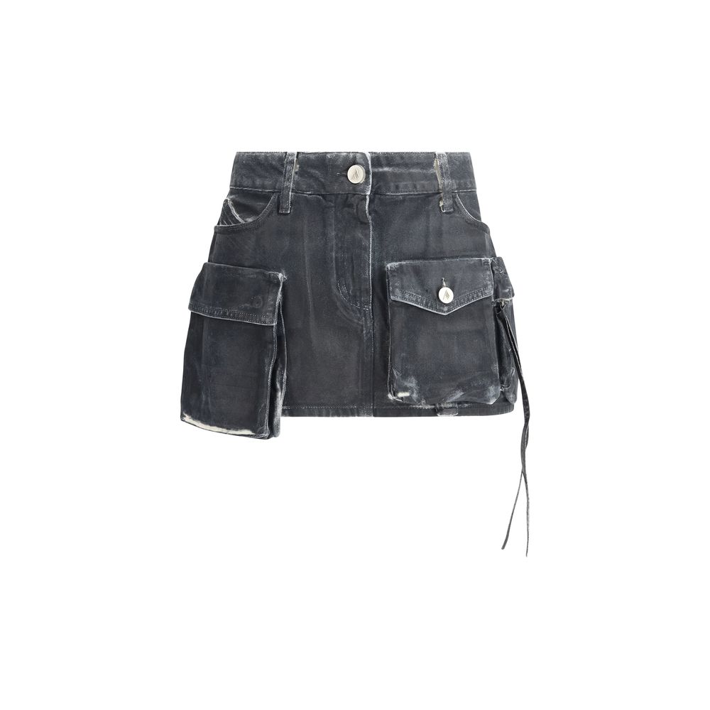 The Attico Cargo Mini Skirt -   -  The Attico.