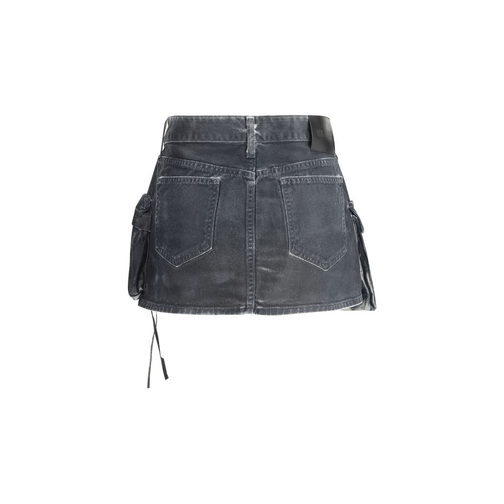 The Attico Cargo Mini Skirt -   -  The Attico.